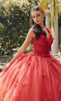 Juliet 1437R Red Ball Gown Quinceañera Dress