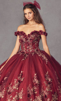 Juliet 1447 Off-the-Shoulder Quinceañera Dress