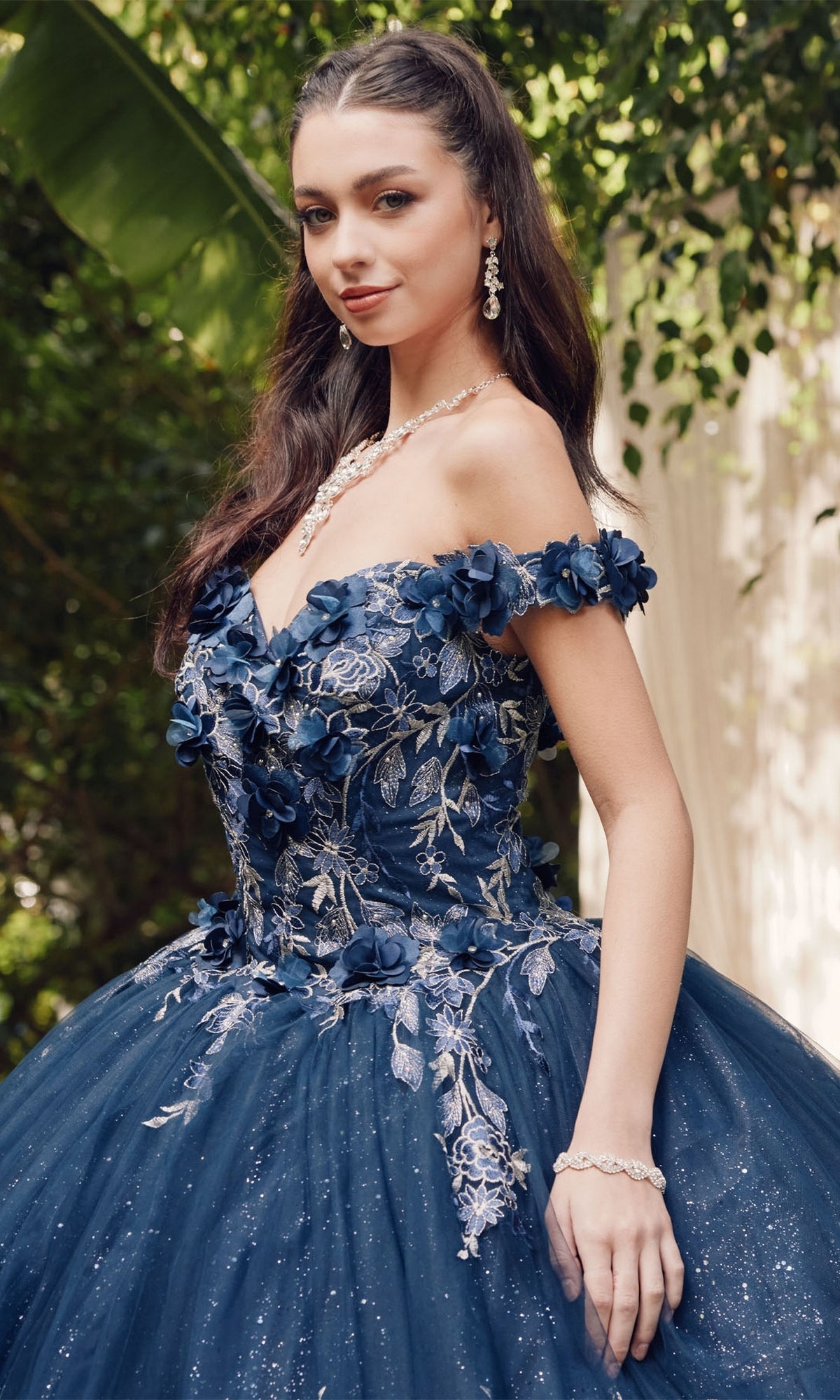 Juliet 1447 Off-the-Shoulder Quinceañera Dress