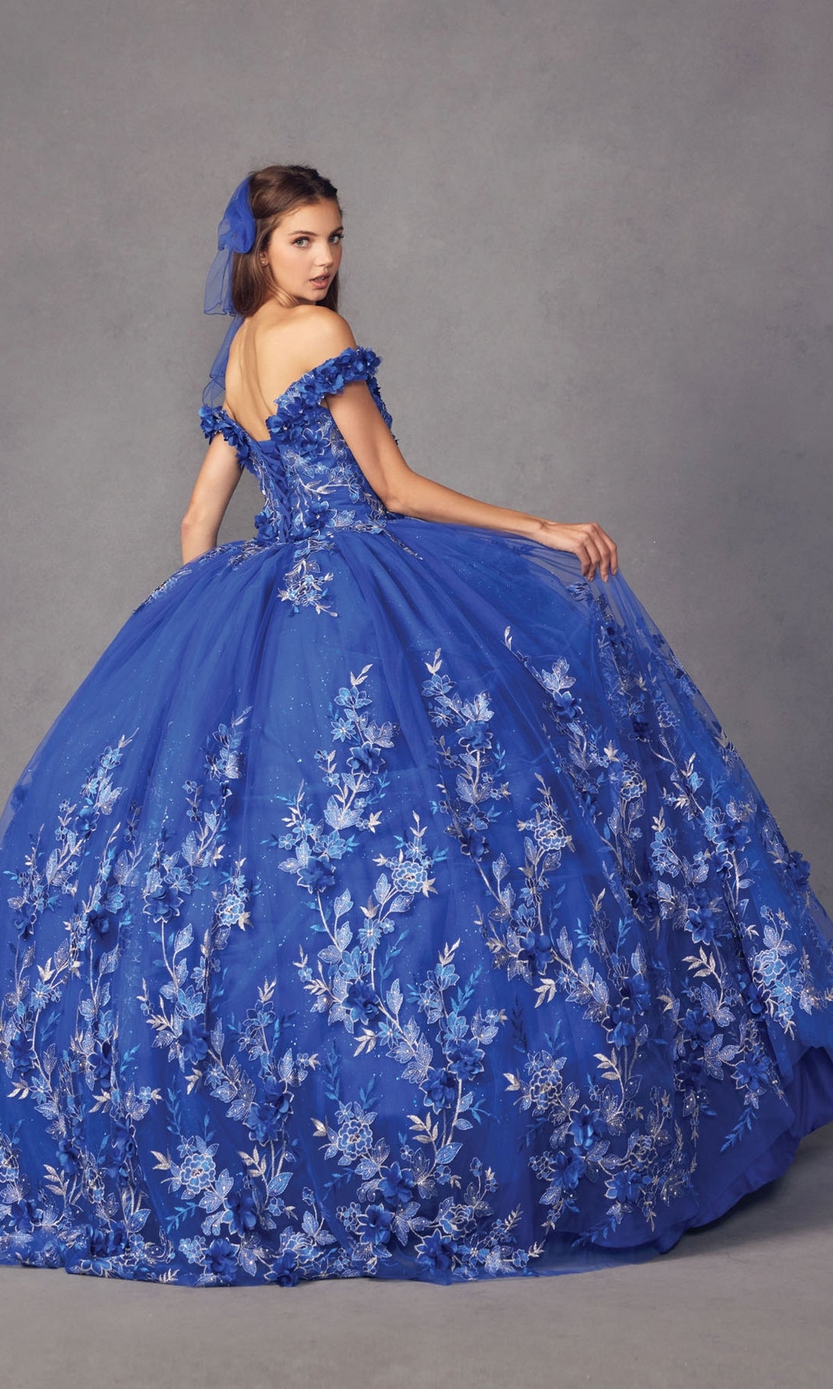 Juliet 1447 Off-the-Shoulder Quinceañera Dress