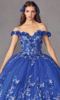 Juliet 1447 Off-the-Shoulder Quinceañera Dress