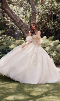 Strapless Quinceanera Dress: Juliet JT1465H