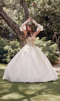 Strapless Quinceanera Dress: Juliet JT1465H