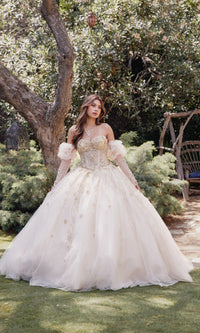 Strapless Quinceanera Dress: Juliet JT1465H