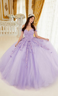 Ladivine 15709 Lavender Purple Quinceañera Dress