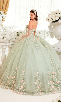 Ladivine 15716 Sage Green Quinceañera Dress