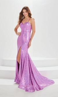 Sequin Mermaid Prom Dress: Tiffany 16033