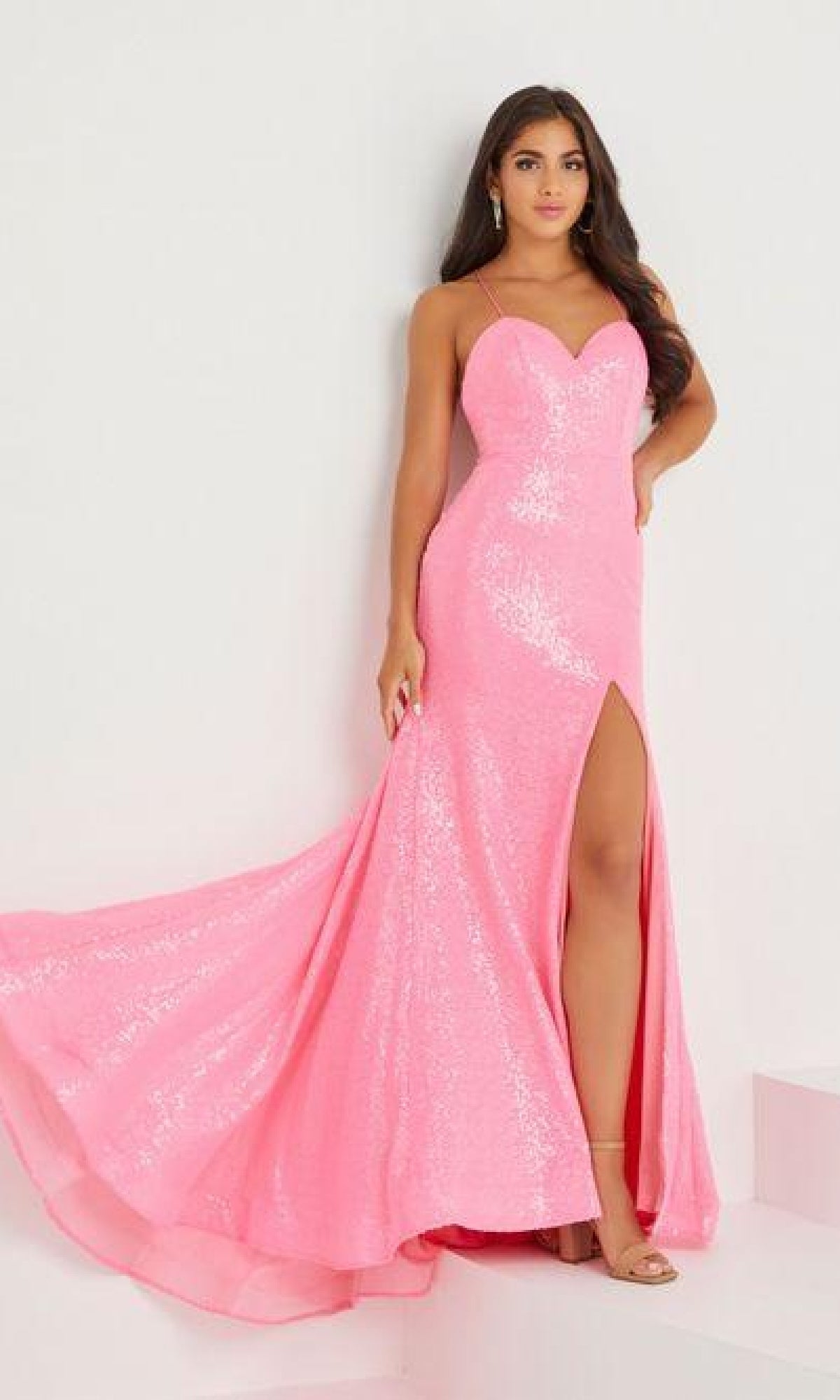 Sequin Mermaid Prom Dress: Tiffany 16033