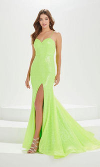 Sequin Mermaid Prom Dress: Tiffany 16033