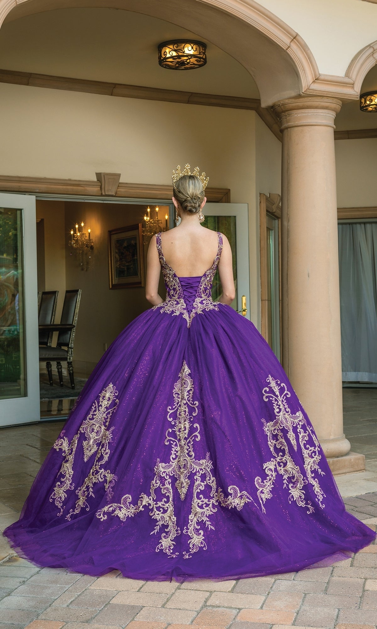 Purple Quinceanera Dress 1635