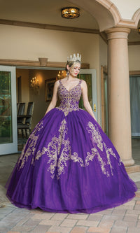 Purple Quinceanera Dress 1635