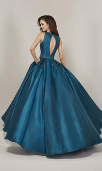 Keyhole Prom Ball Gown: Tiffany 16364