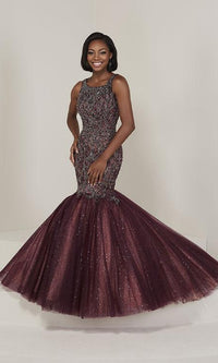 Glitter Mermaid Prom Dress: Tiffany 16370