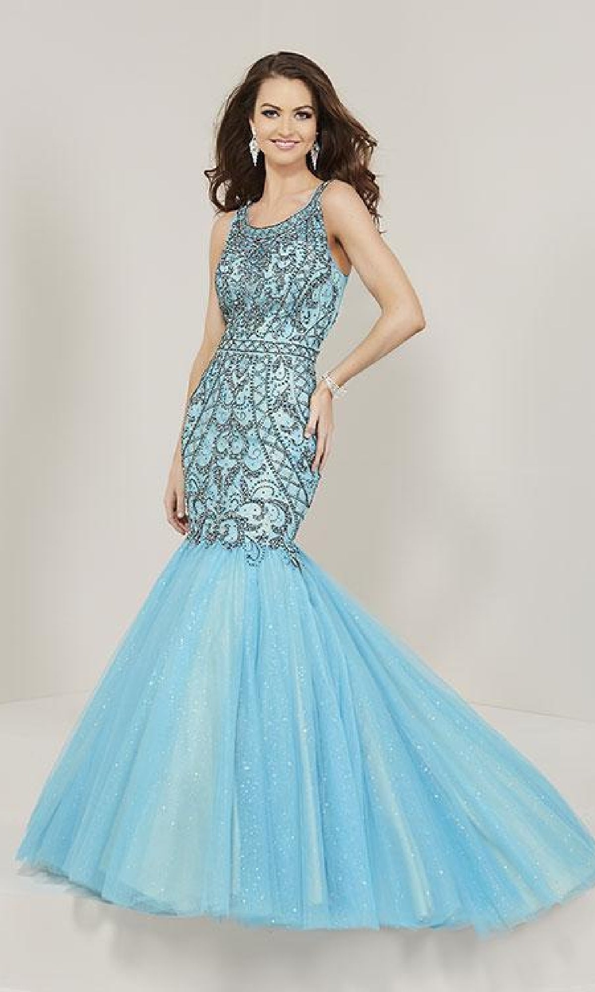 Glitter Mermaid Prom Dress: Tiffany 16370