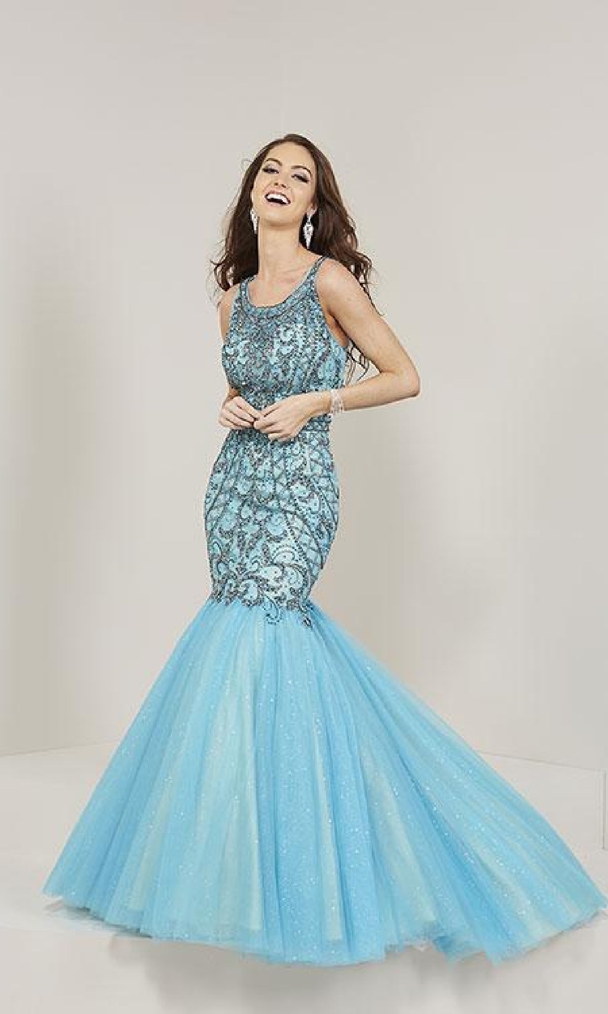 Glitter Mermaid Prom Dress: Tiffany 16370