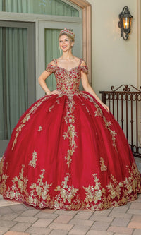 Burgundy Red Quinceanera Dress 1657