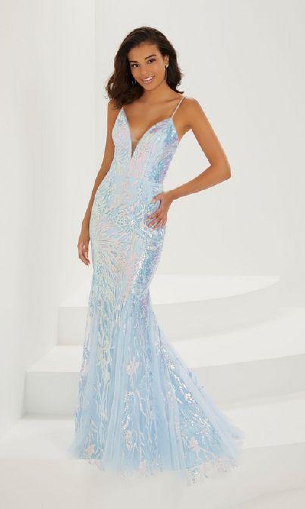 Long Sequin Prom Dress: Tiffany 16944