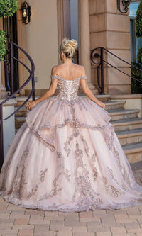 Off-the-Shoulder Quinceanera Dress 1696