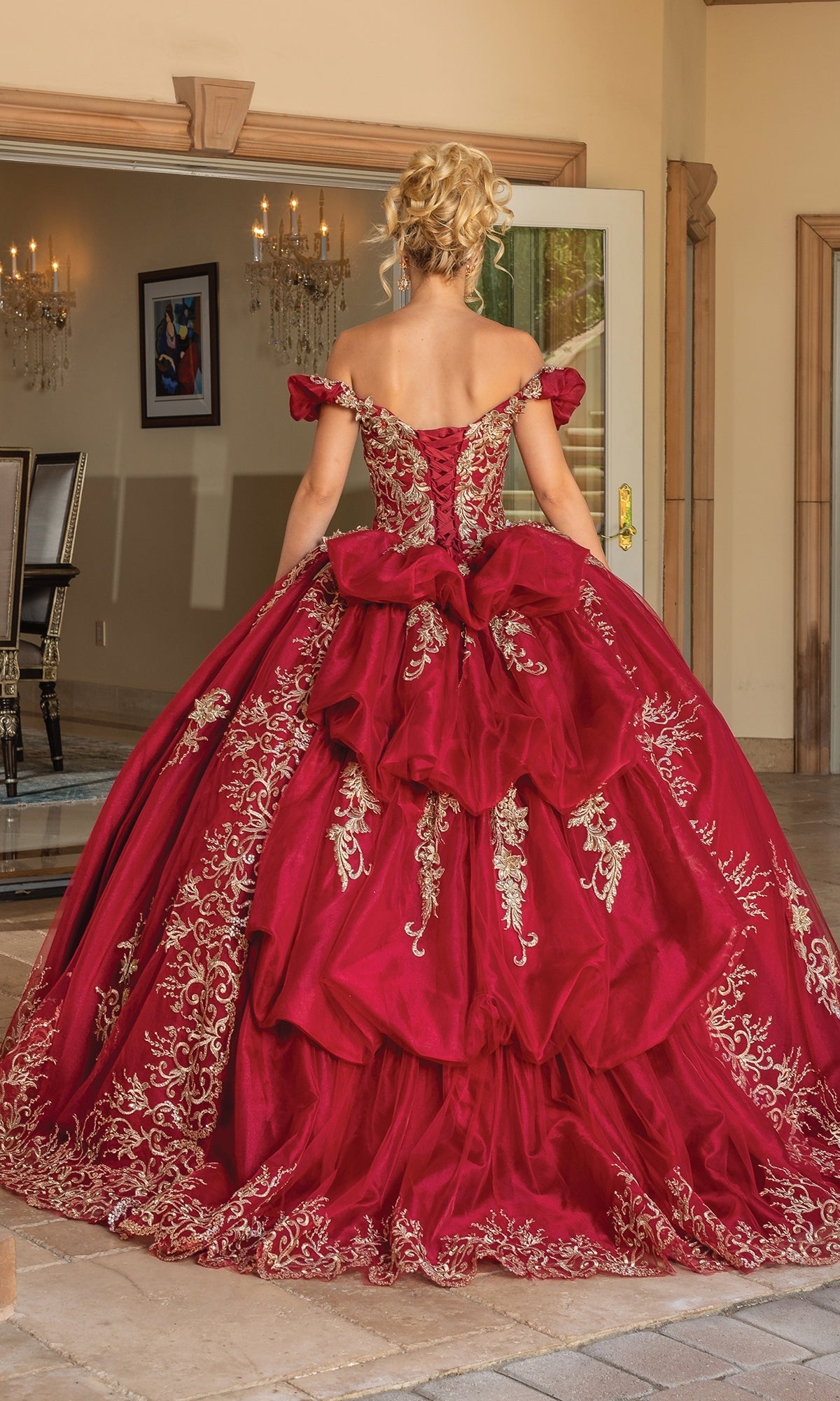 Quinceanera Dress 1697 with Embroidery