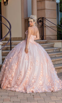 Pastel Peach Quinceanera Dress 1705