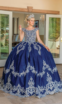 Navy Blue Quinceanera Dress 1709