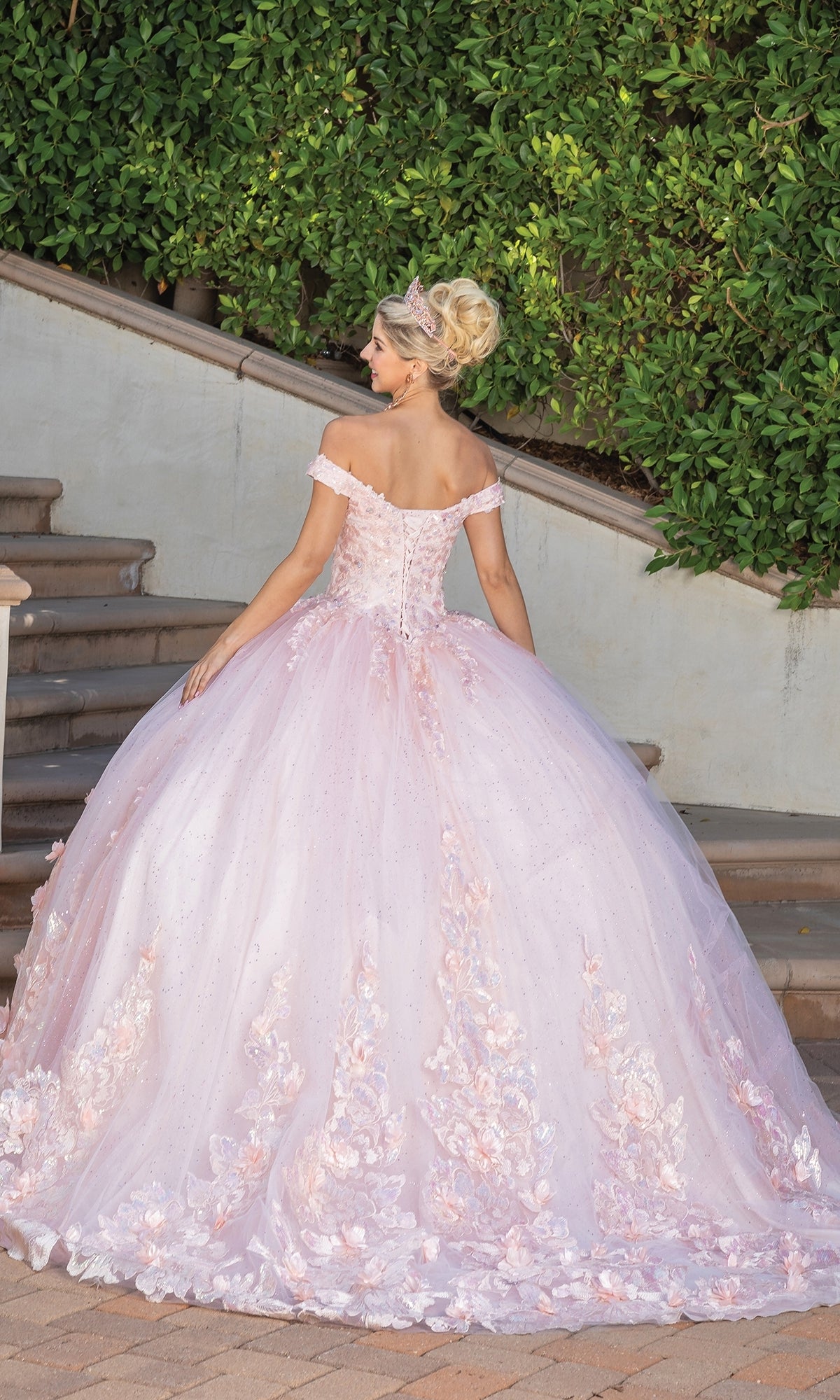 Dancing Queen 1748 Long Quinceanera Dress