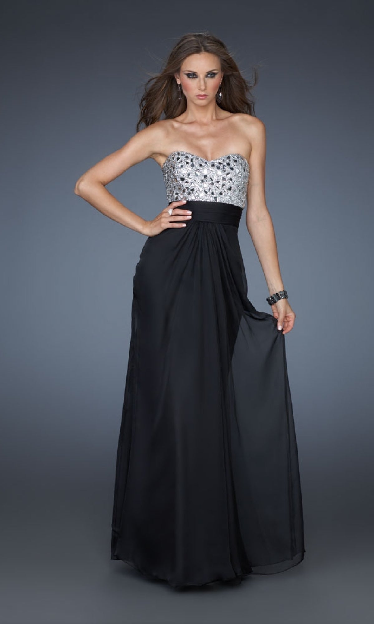 Long Prom Dress: La Femme 17909