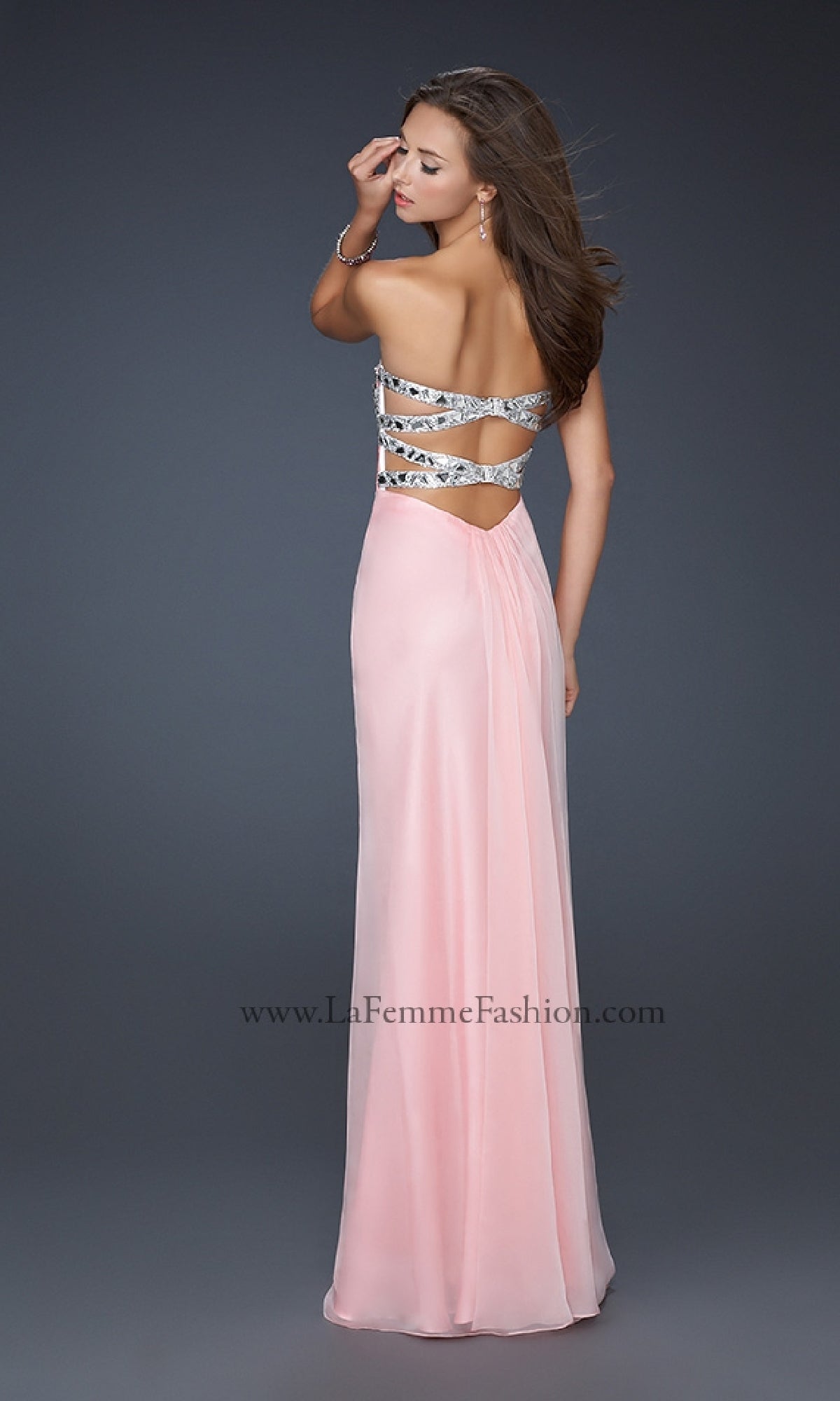 Long Prom Dress: La Femme 17909