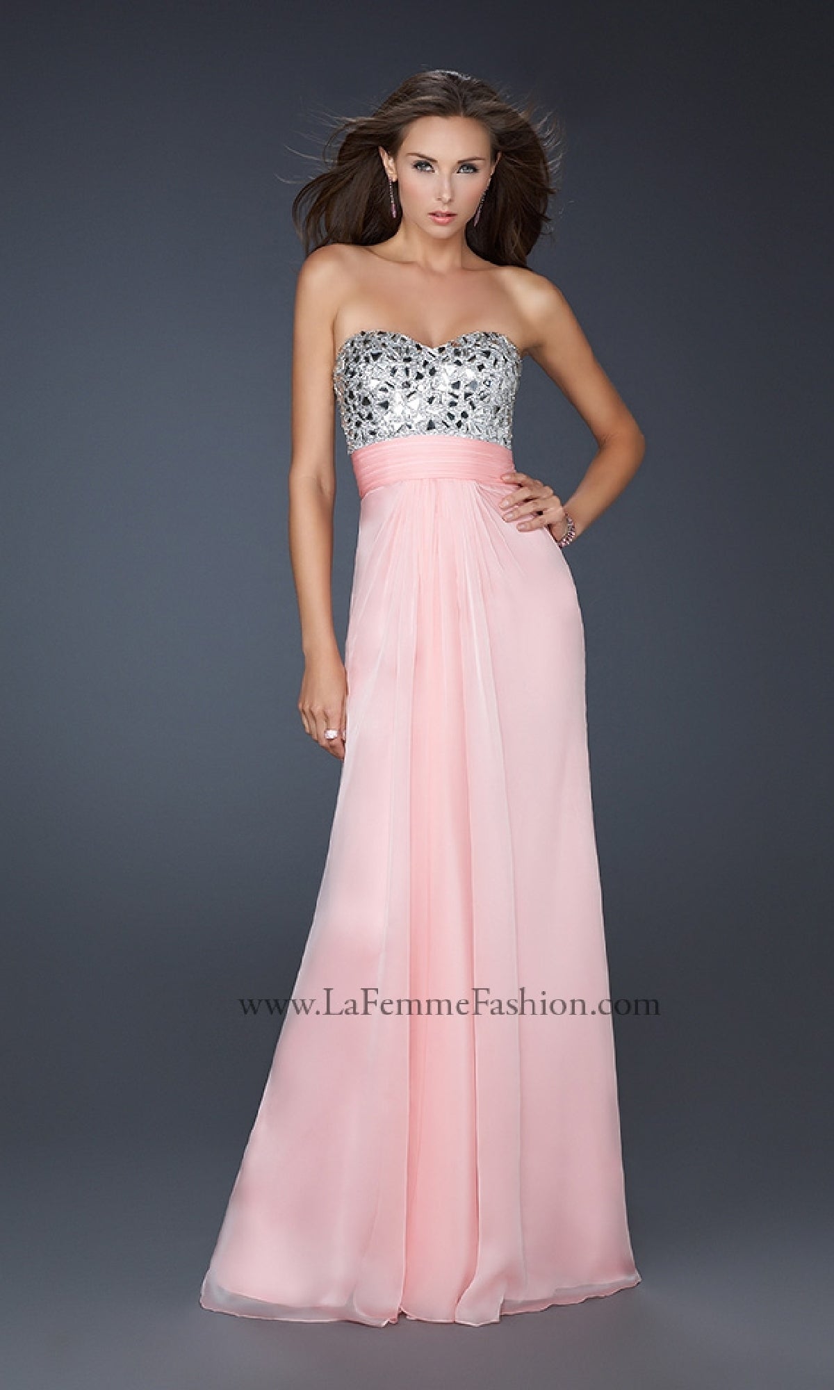 Long Prom Dress: La Femme 17909