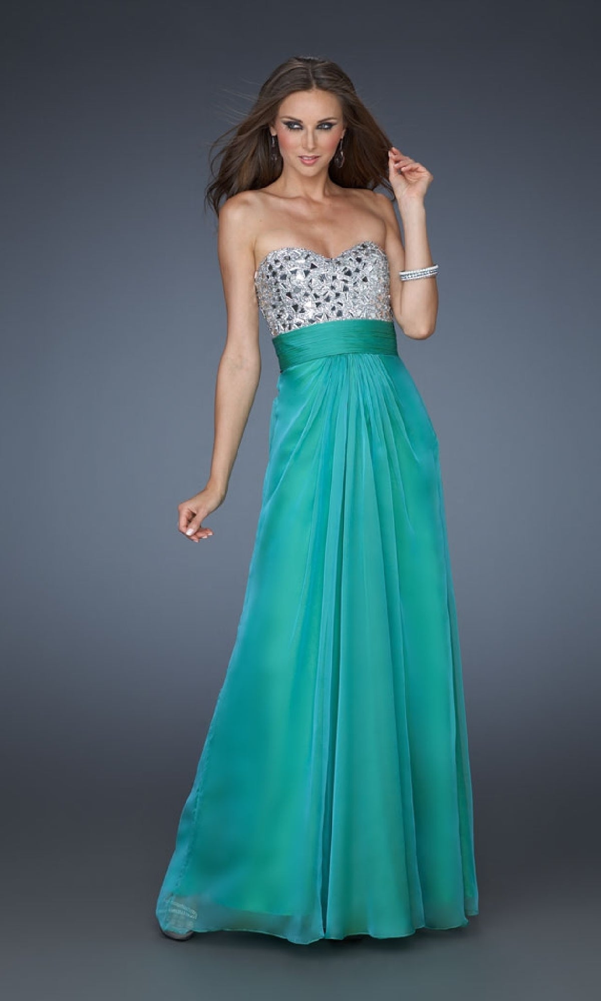 Long Prom Dress: La Femme 17909