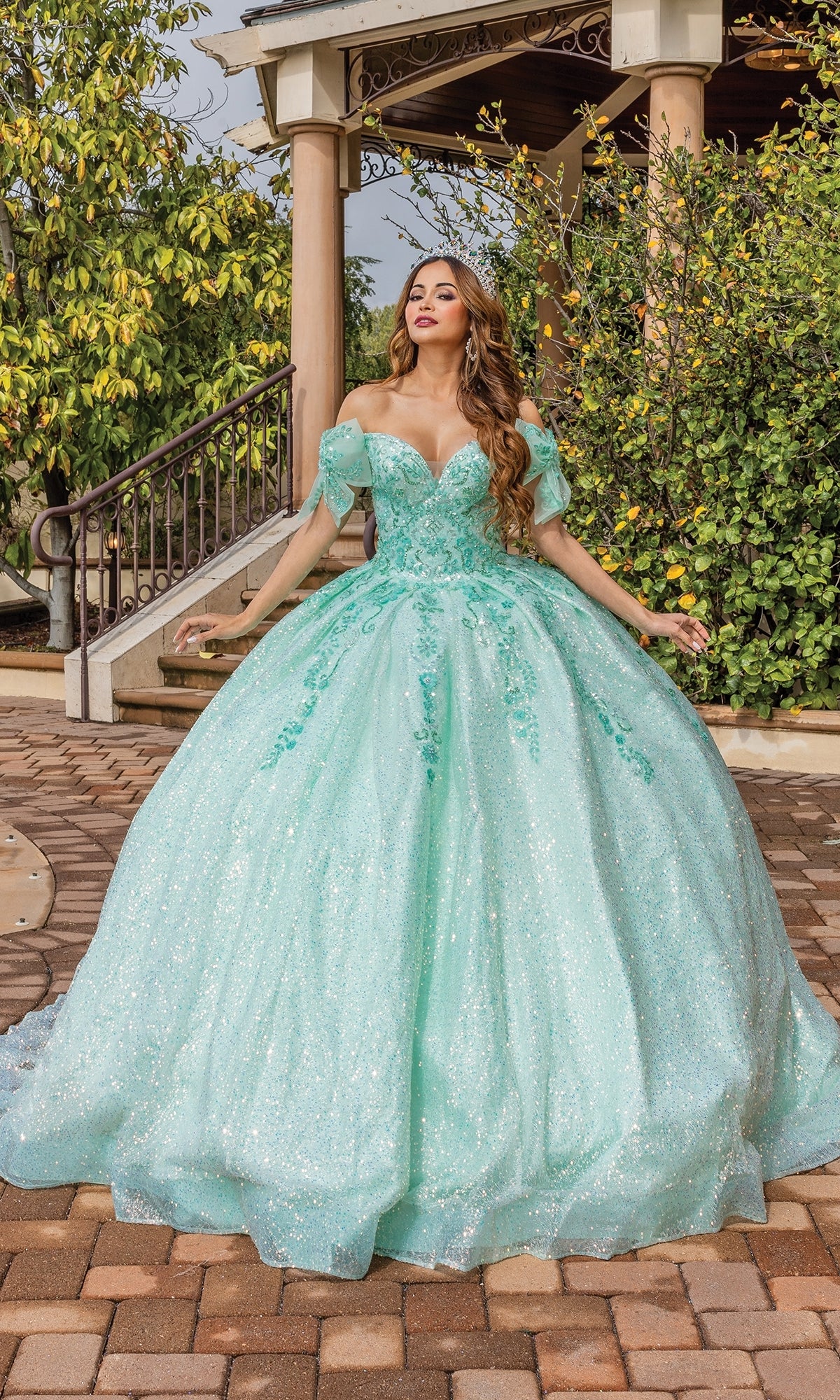 Turquoise and Silver Quince Dresses