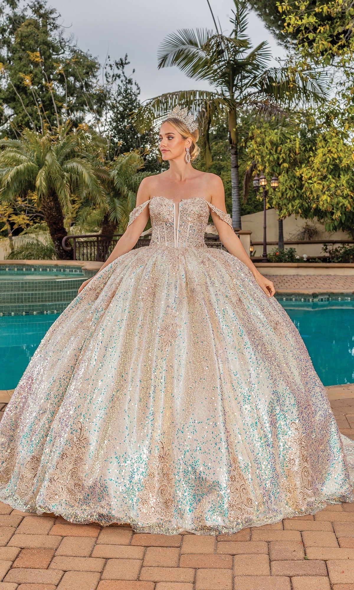 Quinceanera Dress 1854 By Dancing Queen