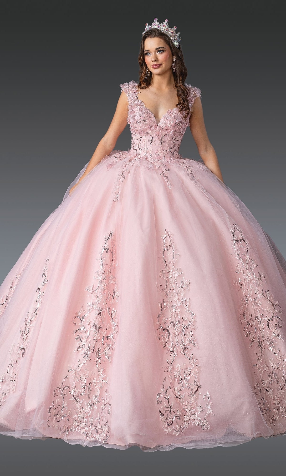 Blush Pink Quinceanera Dress 1925 By Dancing Queen