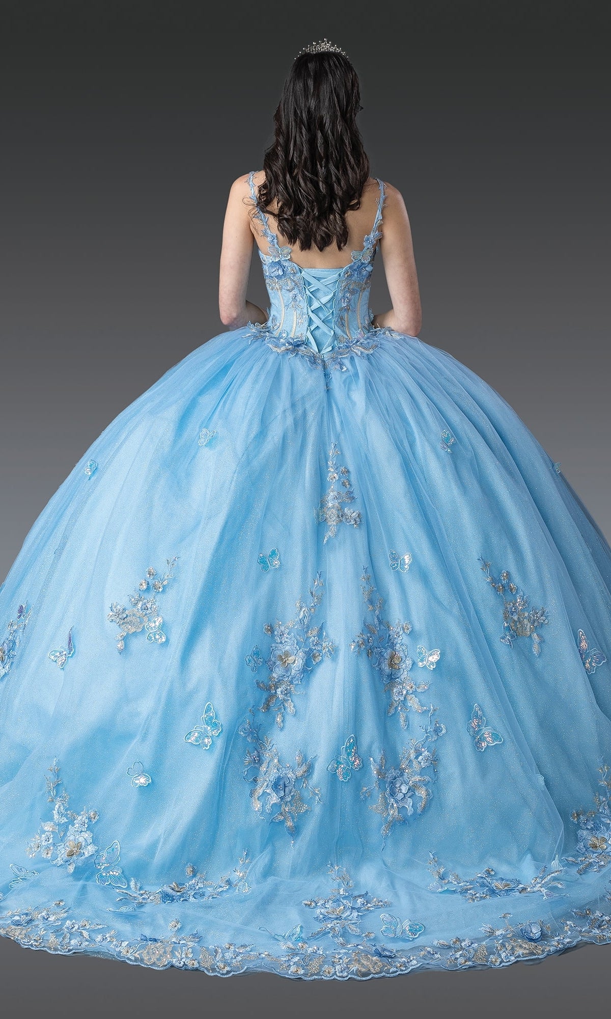 Blue Quinceanera Dress 1942 By Dancing Queen