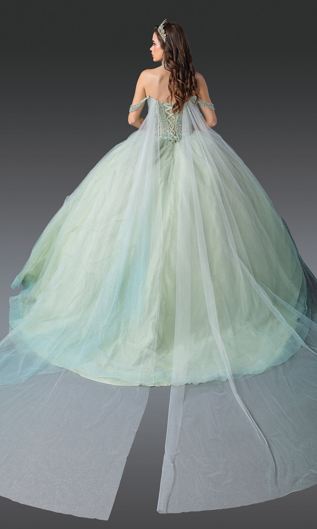 Light Green Quinceanera Dress 1950 By Dancing Queen