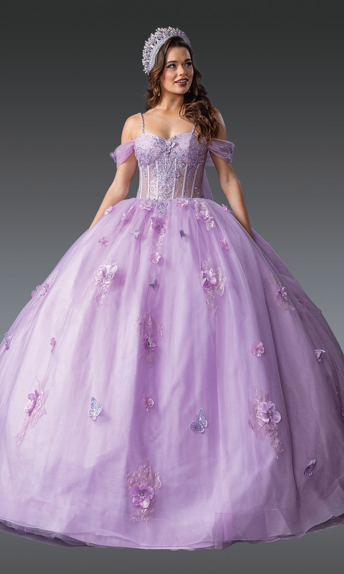 Purple Quinceanera Dress 1954 By Dancing Queen