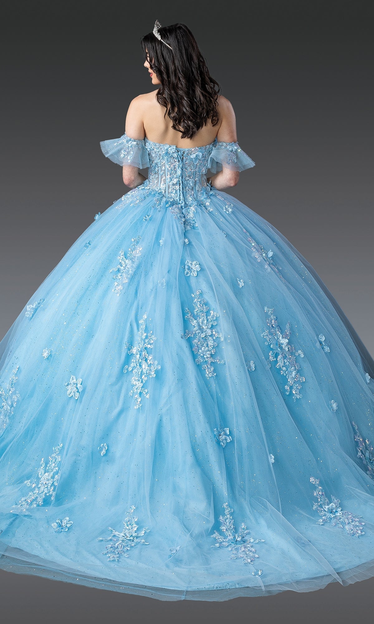 Blue Quinceanera Dress 1964 By Dancing Queen