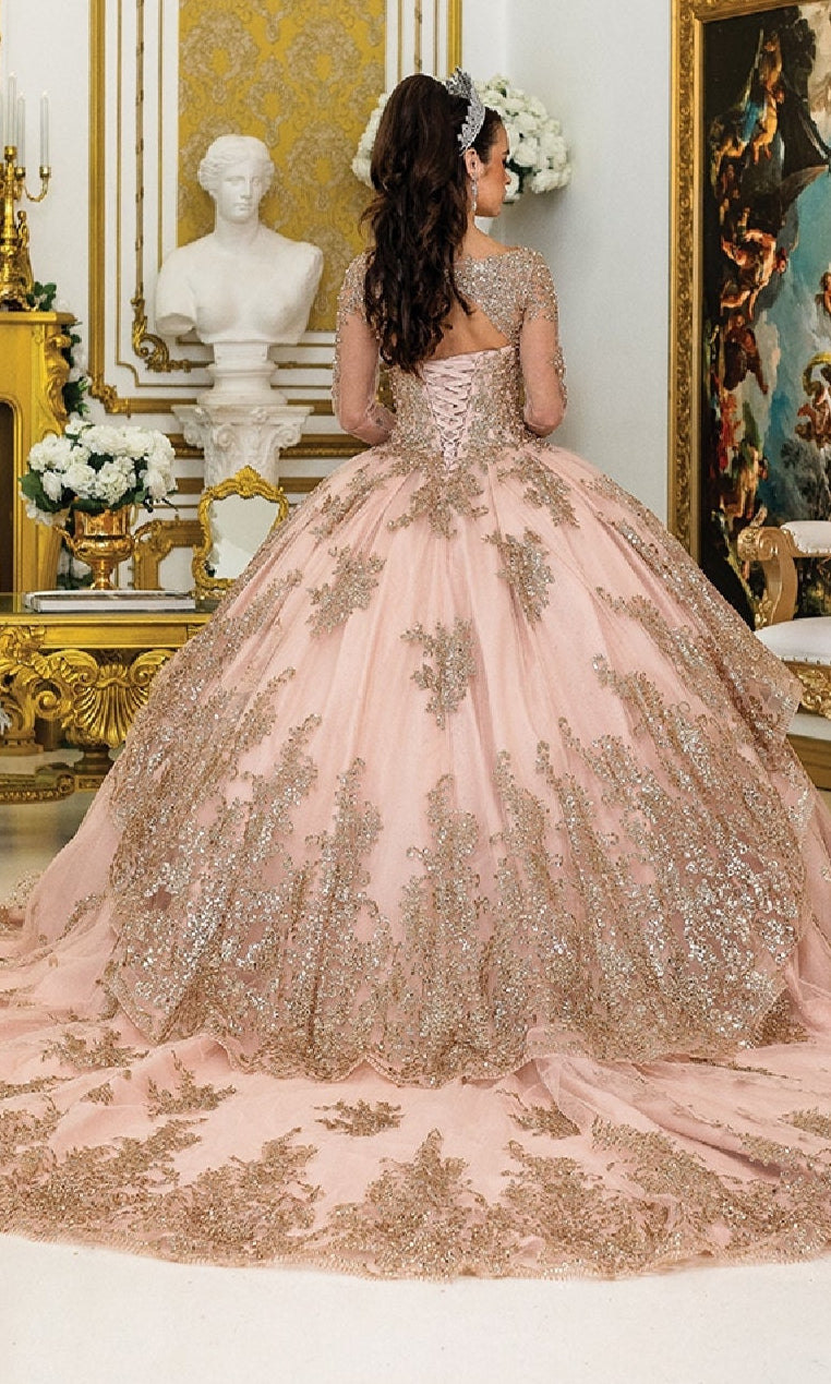 Rose Gold Quinceanera Dress 1968 By Dancing Queen