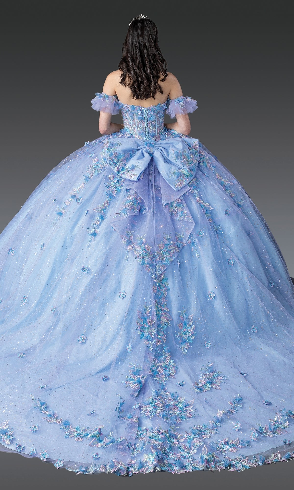 Blue Quinceanera Dress 1969 By Dancing Queen