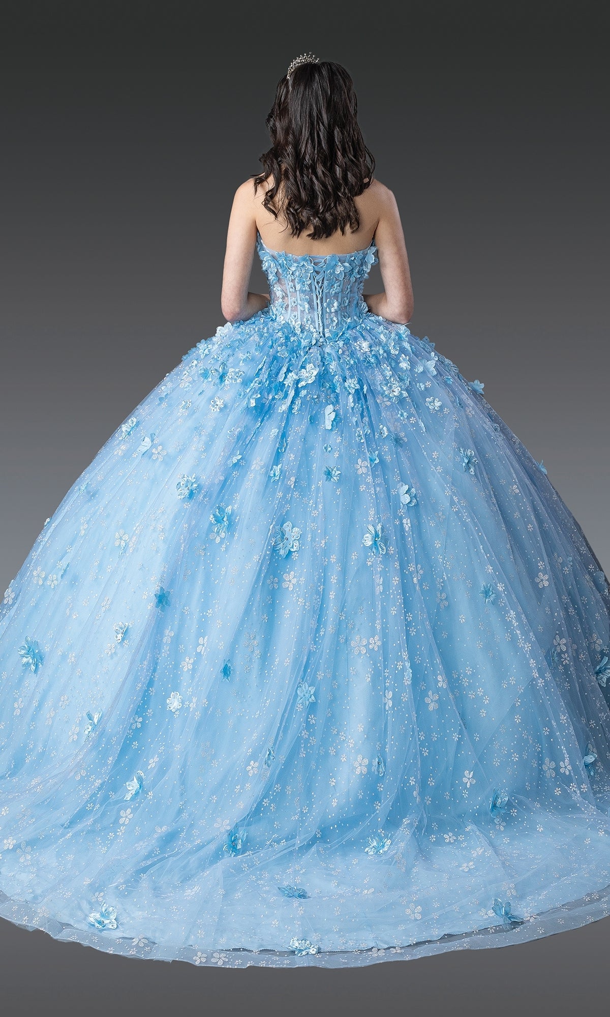 Blue Quinceanera Dress 1972 By Dancing Queen