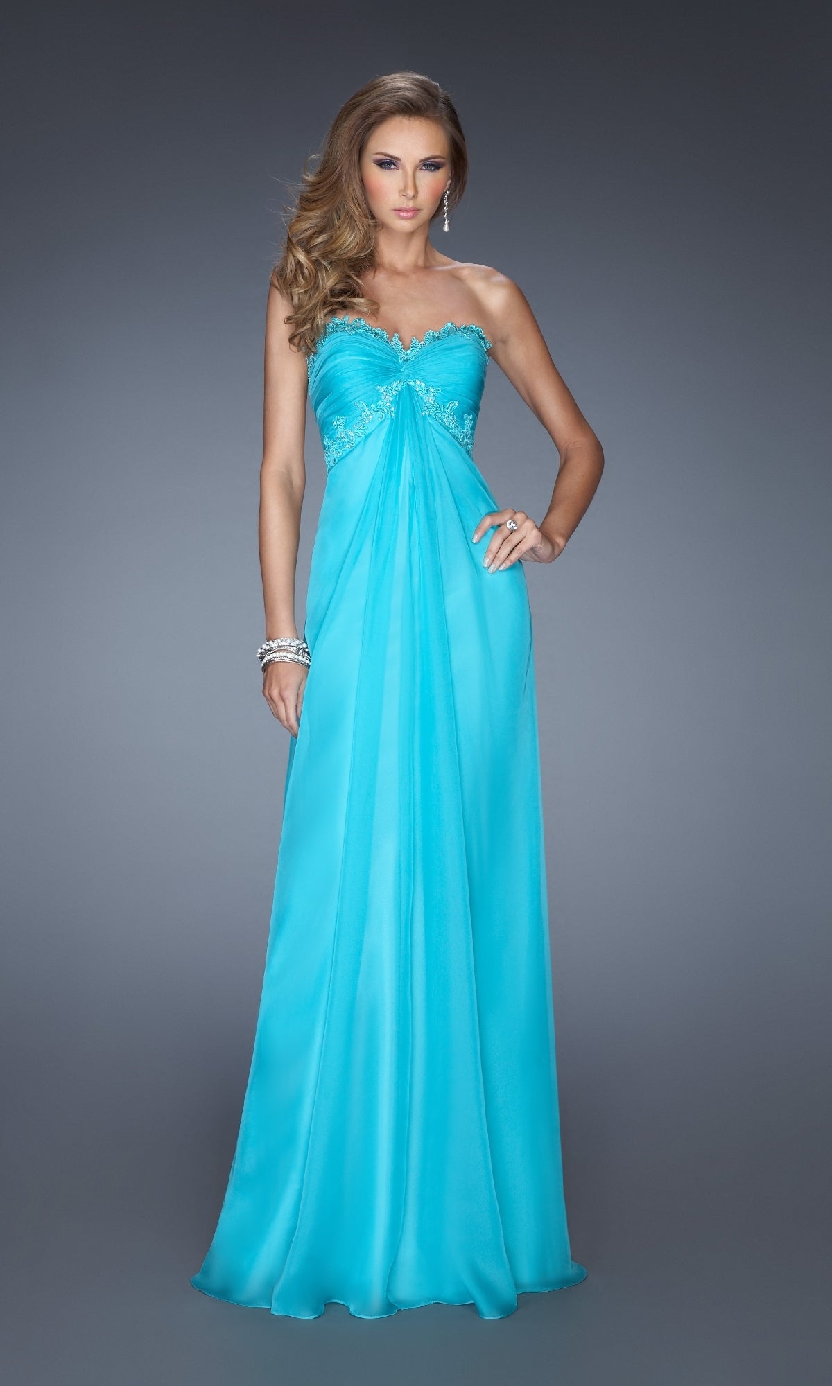 Long Prom Dress: La Femme 20042