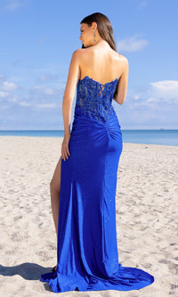 Strapless Long Prom Dress: Amelia Couture 2051