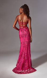 Strappy-Back Long Prom Dress: Aerie Couture 206