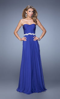 Long Prom Dress: La Femme 21218