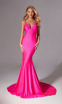 Strappy Long Mermaid Prom Dress: Aerie Couture 212