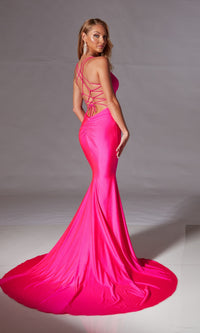 Strappy Long Mermaid Prom Dress: Aerie Couture 212