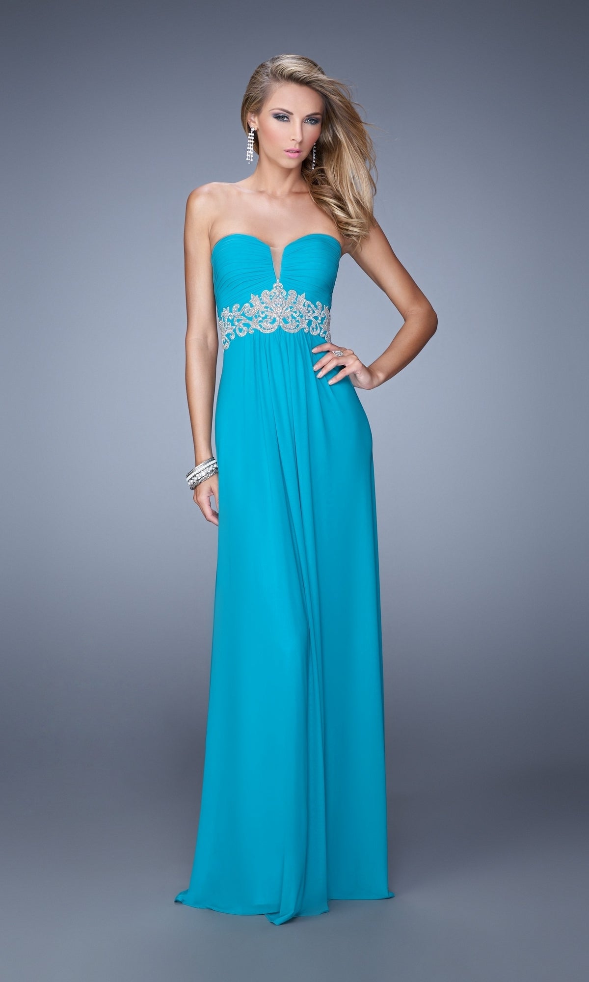 Peacock La Femme Prom Dresses