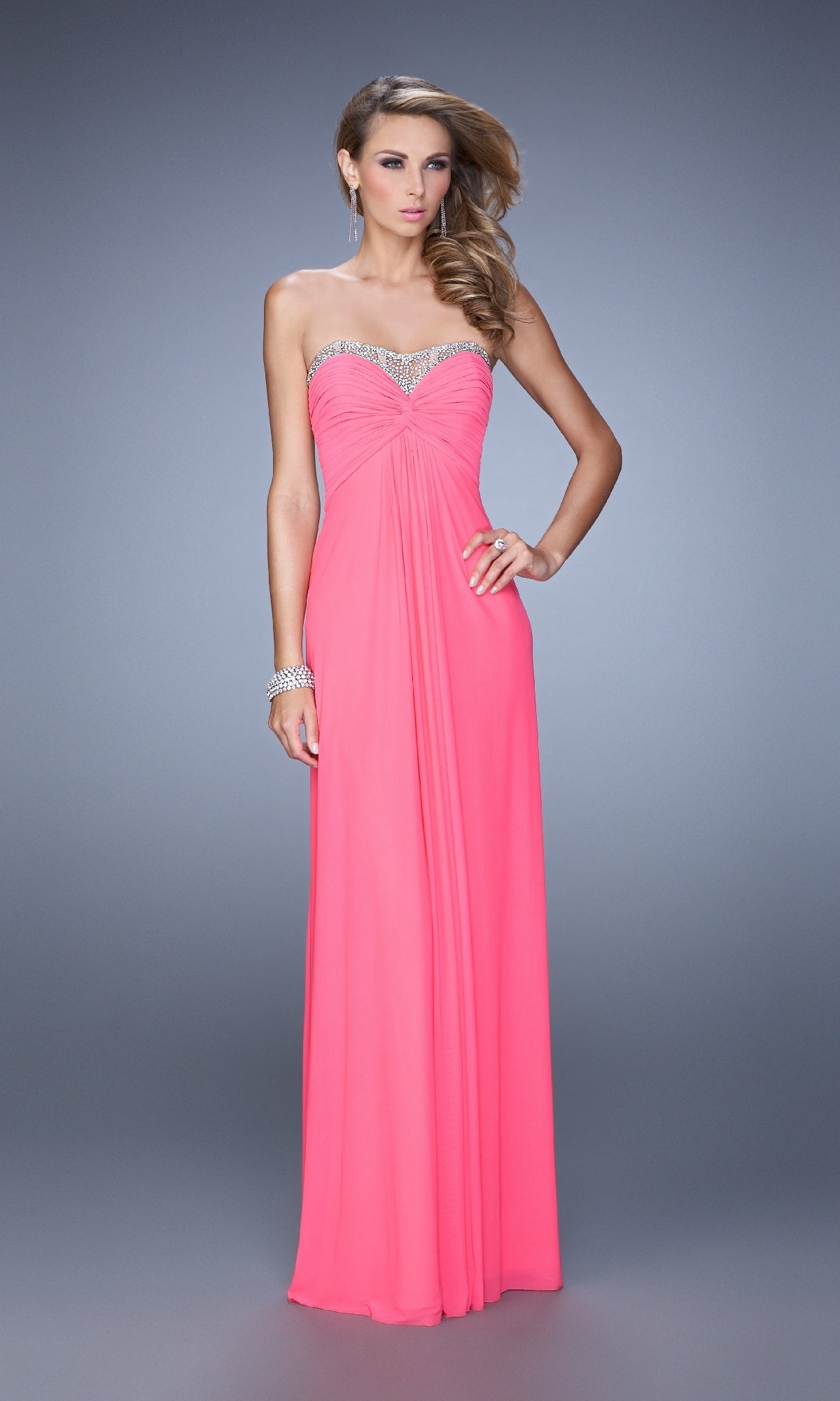 Long Prom Dress: La Femme 21461