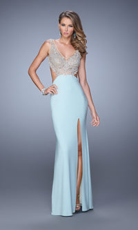 Long Prom Dress: La Femme 21469