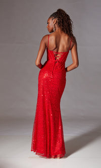 Corset Long Sequin Prom Dress: Aerie Couture 221